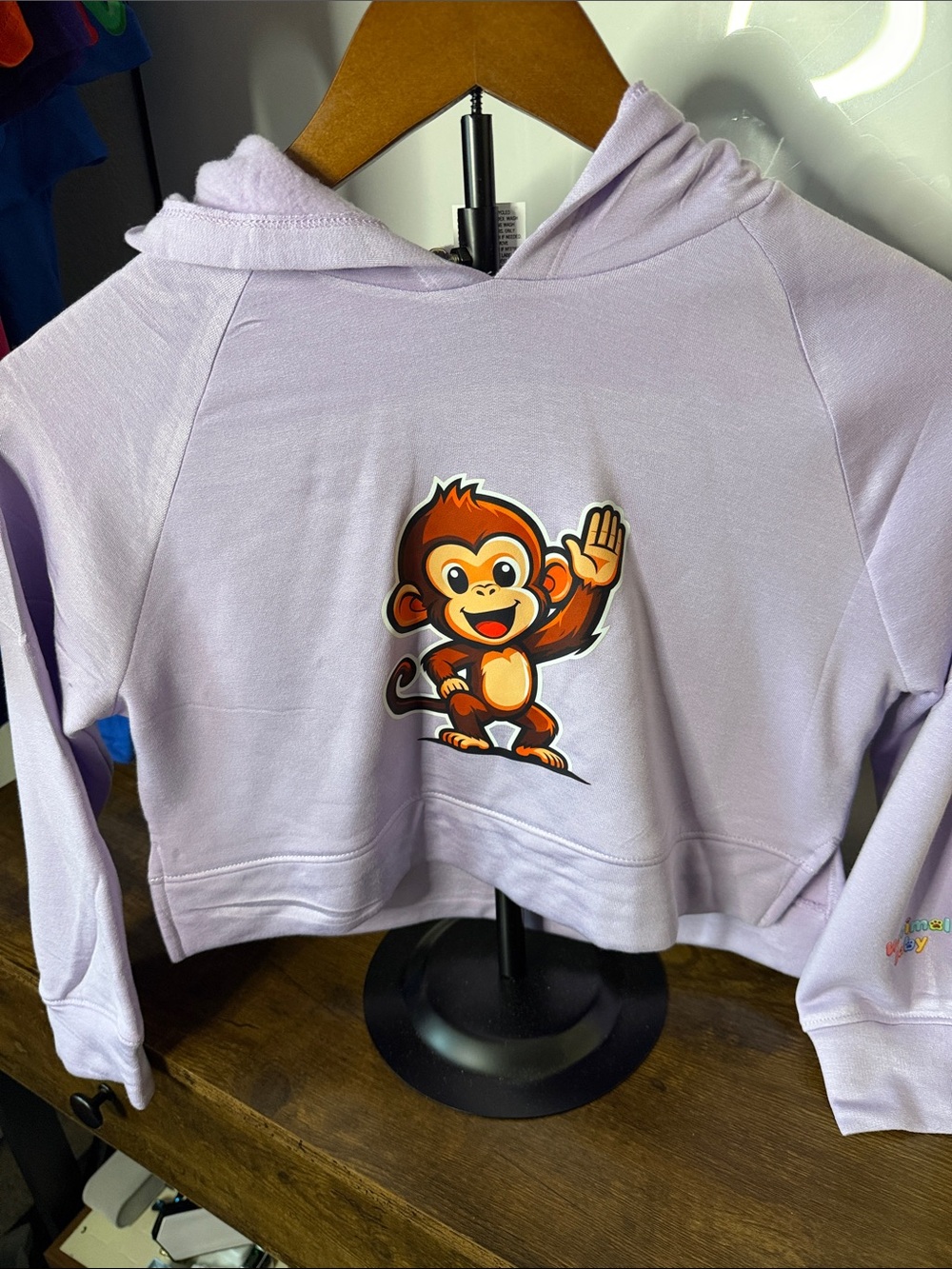 Wavimal Cropped Hoodie